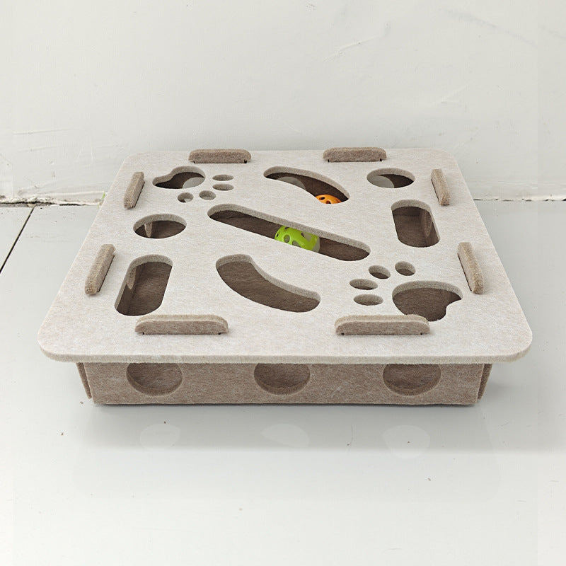 Kovapet™ 'Hide & Seek' Interactive Cat Puzzle Box | Enrichment Toy for Indoor Cats