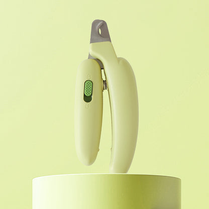Kovapet™ 'Go-Bananas' Safety Lock Pet Nail Clippers | Ergonomic Trimmer for Dogs & Cats