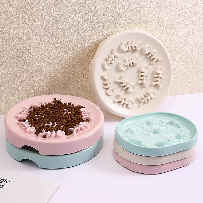 Kovapet™ 'Feline' Whisker Relief Slow Feeder Plate | Whisker Relief Plate & Flat Design