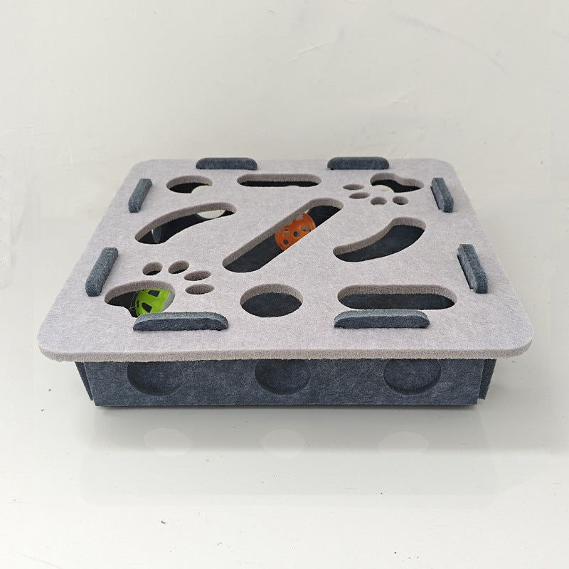 Kovapet™ 'Hide & Seek' Interactive Cat Puzzle Box | Enrichment Toy for Indoor Cats