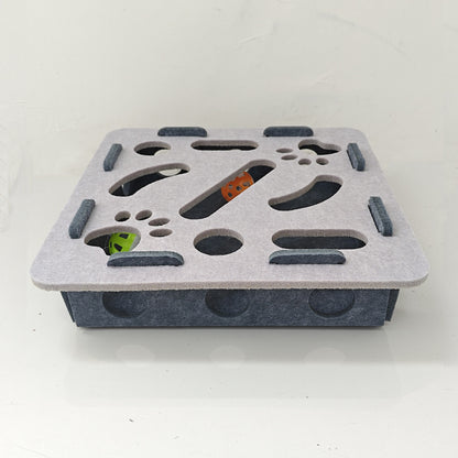 Kovapet™ 'Hide & Seek' Interactive Cat Puzzle Box | Enrichment Toy for Indoor Cats