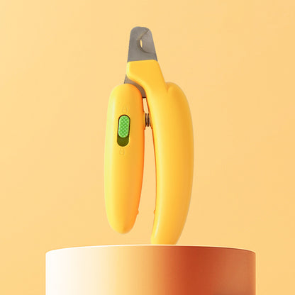 Kovapet™ 'Go-Bananas' Safety Lock Pet Nail Clippers | Ergonomic Trimmer for Dogs & Cats