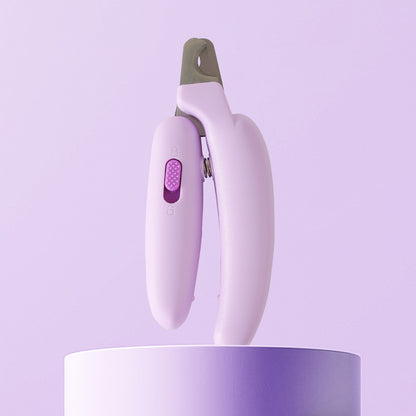 Kovapet™ 'Go-Bananas' Safety Lock Pet Nail Clippers | Ergonomic Trimmer for Dogs & Cats