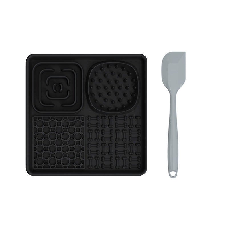 Kovapet™ 'Zen' Silicone Slow Feeder Mat | Suction Cup Slow Feeder for Bath & Grooming