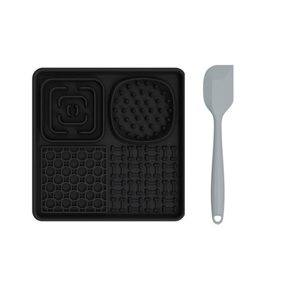 Kovapet™ 'Zen' Silicone Slow Feeder Mat | Suction Cup Slow Feeder for Bath & Grooming