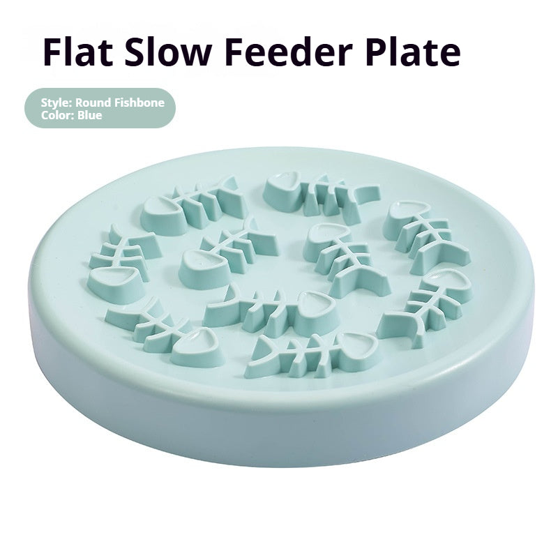 Kovapet™ 'Feline' Whisker Relief Slow Feeder Plate | Whisker Relief Plate & Flat Design