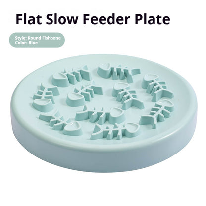 Kovapet™ 'Feline' Whisker Relief Slow Feeder Plate | Whisker Relief Plate & Flat Design