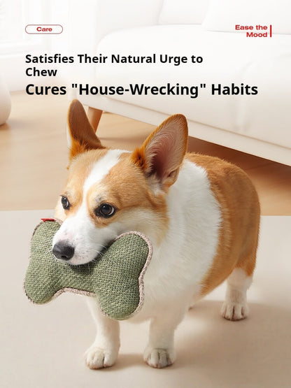 Tough dog chew toy to stop destructive chewing behaviors
